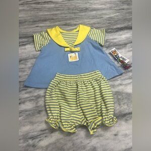 Kaboom Girl 2pc Short Set Size 12 Month NWT